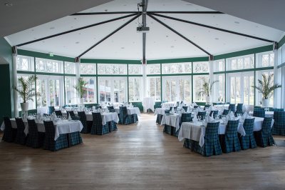 The sophistication of the Pavilion adds a touch of class